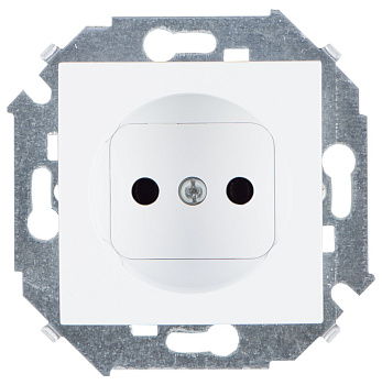 Simon 15 Белая Розетка б/з, 16А, 250В, винт.зажим 1591431-030
