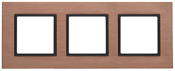 ЭРА 14-5203-14 Elegance Медь/антрацит Металл Рамка 3-ая