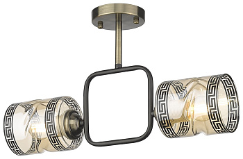 Velante 215-507-02, Светильник потолочный E27,2x40W