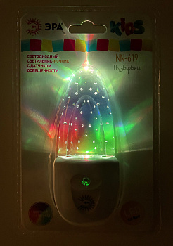 ЭРА NN-619-LS-W Белый ночник