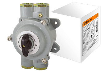 TDM Пакетный переключатель ПП 3-16/Н2 3П 16А 220В, силуминовый корпус, IP56 SQ0723-0080