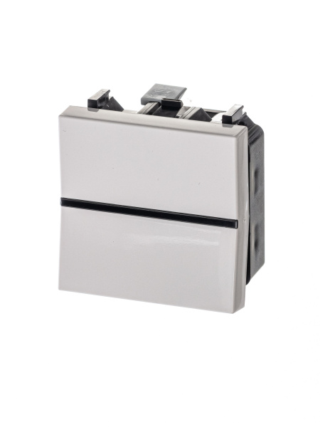 ABB NIE Zenit Бел Выключатель 1-клавишный 2 мод 2CLA220100N1101