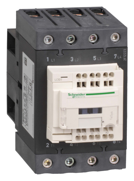 Купить SE Contactors D Контактор 4Р Everlink AC1 415В 60A, катушка управления 230В AC 50/60Гц LC1DT60A3P7