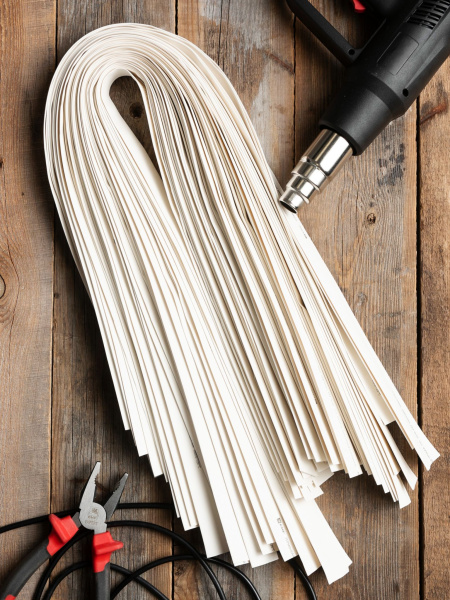 Купить EKF PROxima Термоусаживаемая трубка ТУТ нг 16/8 белая в отрезках по 1м