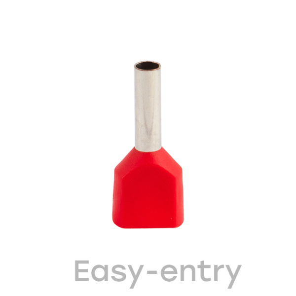 Купить EKF PROxima Наконечник штыревой втулочный изолированный НШвИ(2) 1,0-8 (50шт.)