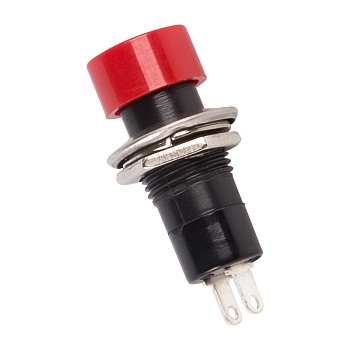 Выключатель-кнопка 250V 1А (2с) ON-OFF красная Rexant 36-3060