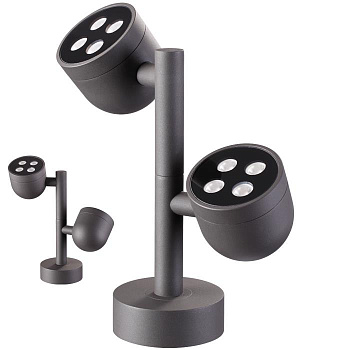 Novotech 358117 NT19 149 темно-серый  Ландшафтный светильник IP65 LED 3000К 20W 100-240V GALEATI