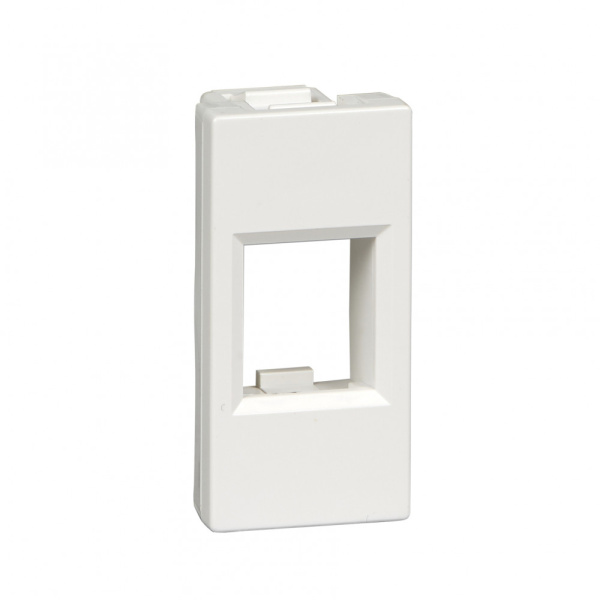 Systeme Electric Лиц.плата W45 1мод 1xKeystone RAL9003