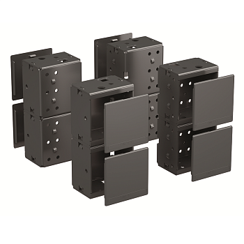 КЭАЗ Комплект угловых элементов с пластиковыми заглушками, В =200 мм, 1 кмп =4 шт.