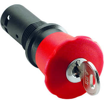ABB CE4K1-10R-02 Кнопка аварийной остановки с ключом 2НЗ 1SFA619552R1051