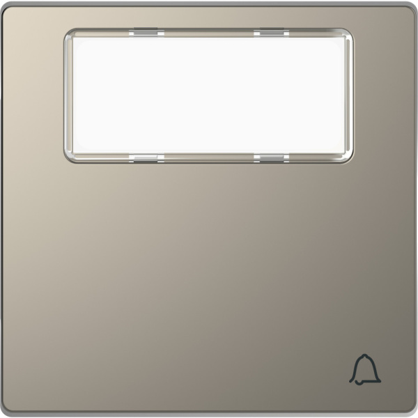 SE Merten D-Life Никель Клавиша 1-ая, с полем для надписи, «звонок» MTN3365-6050