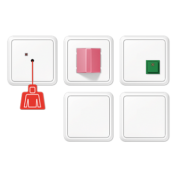 JUNG Аварийная система с ИБП, белый NRSCD0834-2WW