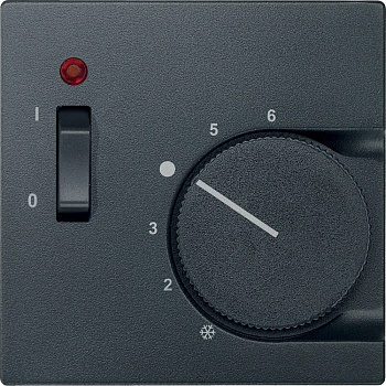 SE Merten SM Антрацит Накладка термостата комнатного (Мех.536302,536304) MTN536114