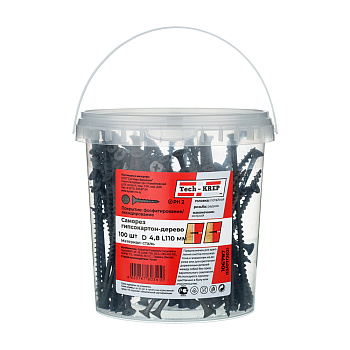Tech-Krep Саморез ШСГД 4,8х110 (100 шт) - ведро 106797