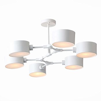 Evoluce SLE183502-06 Светильник потолочный Белый/Белый E14 6*60W