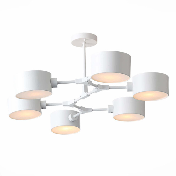 Evoluce SLE183502-06 Светильник потолочный Белый/Белый E14 6*60W