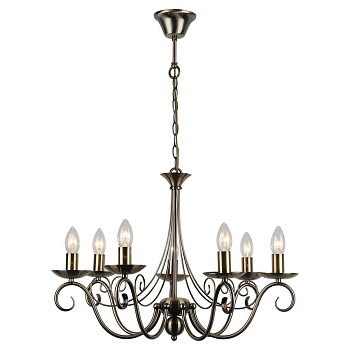 Lussole LGO Металл Бронзовый /  Без плафона Люстра E14 40W LSP-9942