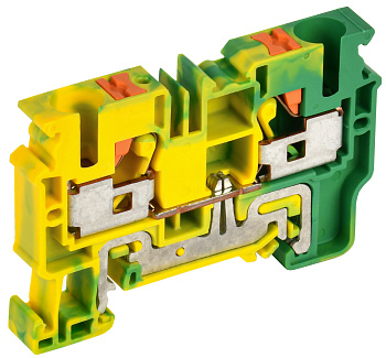 IEK Колодка клеммная CP-PEN земля 10мм2 желто-зеленая