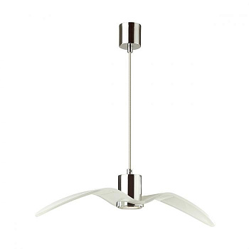Odeon Light 4903/1B PENDANT Подвес GU10 1*5W BIRDS ODL22 233 белый/хром/стекло