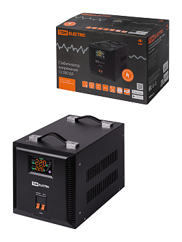 TDM Стабилизатор напряжения БСР1-12,0 кВА электронный переносной SQ1201-0039