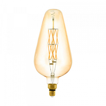 Eglo 11838 Светодиодная лампа D165, 8W(E27), 2100K, 600lm, янтарный