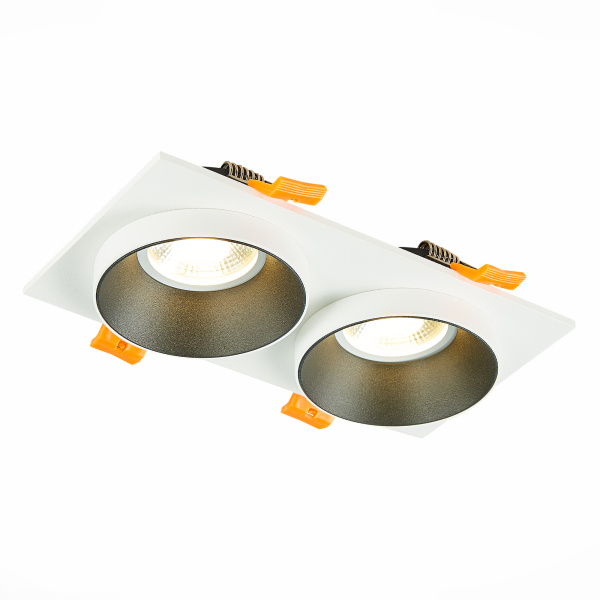 ST LUCE  ST206.528.02 Св-к встр. Белый GU10 2*50W IP20 L175xW92xH38 220V Без ламп