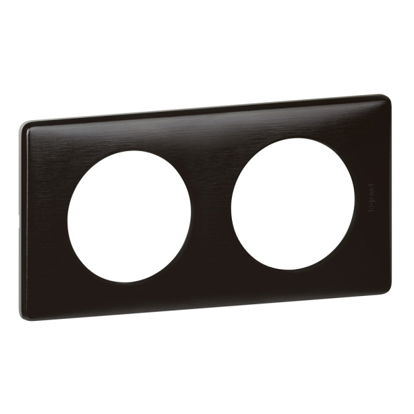 Купить Legrand Celiane2 Карбон Рамка 2-я (2+2 мод) 068982