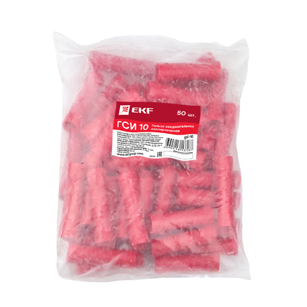 Купить EKF PROxima Гильза соединительная изолированная ГСИ 10 (уп.50шт)