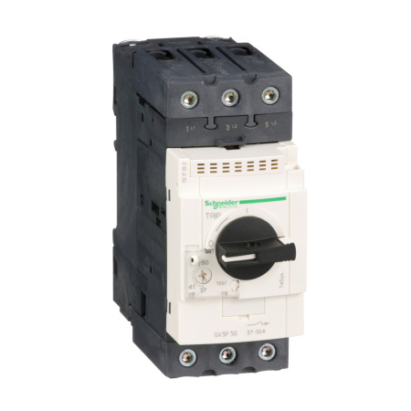 SE GV3 Автоматический выключатель с регулир. тепловой защитой (37-50А) GV3P50