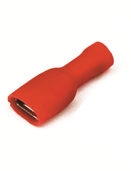 DKC Наконечник плоский полностью изолир. (розетка) 0,25-1,5 кв.мм 2,8х0,5 мм (РППИ-М) 2A04TP