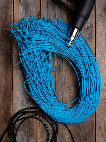 Купить EKF PROxima Термоусаживаемая трубка ТУТ нг 2/1 синяя в отрезках по 1м