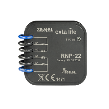 Zamel Exta Life 4-канальный передатчик с батарейным питанием RNP-22