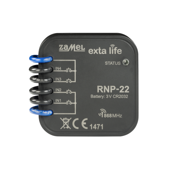 Zamel Exta Life 4-канальный передатчик с батарейным питанием RNP-22