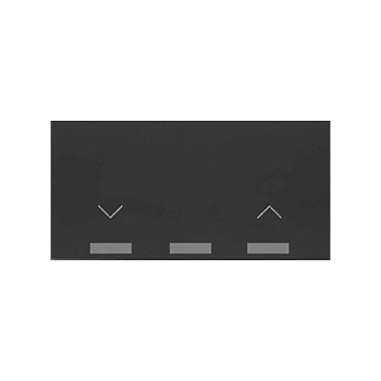 Simon 100 Черный матовый Клавиша выключателя жалюзи 10001080-238