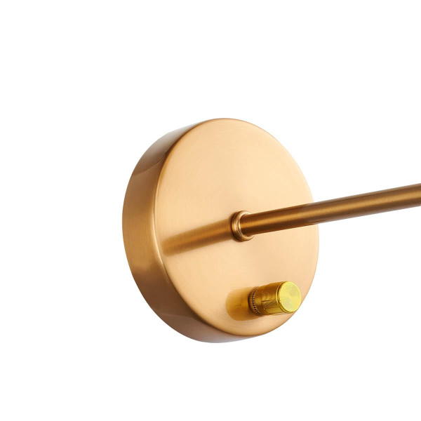 Купить Favourite 2670-1W настенный светильник Каркас цвета античной латуни, плафон из матового стекла, управление с помощью диммера