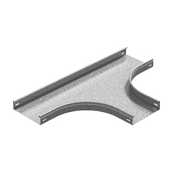 OSTEC Т-отвод плавный универсальный к лотку 500х150, толщ. 1,0 мм, Сендзимир цинк OSTEC Т-отвод плавный универсальный к лотку 500х150, толщ. 1,0 мм, Сендзимир цинк