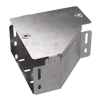 Промрукав Переходник левый с крышкой Стандарт 200х100х100 PR16.0493