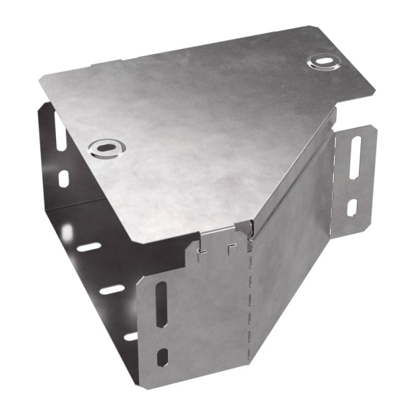 Промрукав Переходник левый с крышкой Стандарт 200х100х100 PR16.0493