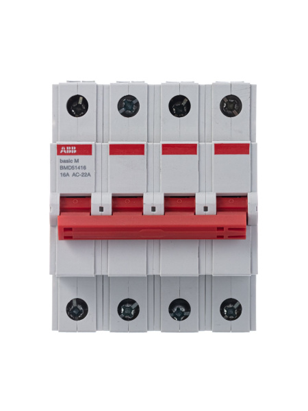 Купить ABB Basic M Выключатель нагрузки 4P, 16A, BMD51416 2CDD644051R0016