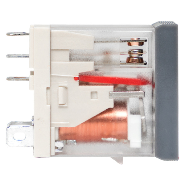 Купить EKF Averes Реле промежуточное с кнопкой и мех. Индикацией RPAt 25/1 12A 230В AC