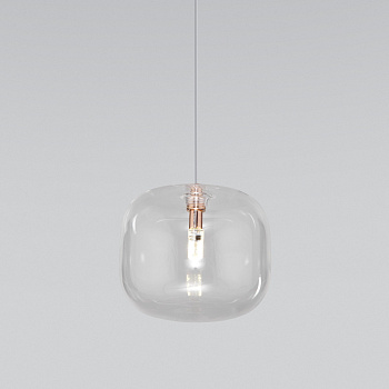 Eurosvet Подвесной светильник со стеклянным плафоном 50129/1 золото a057262