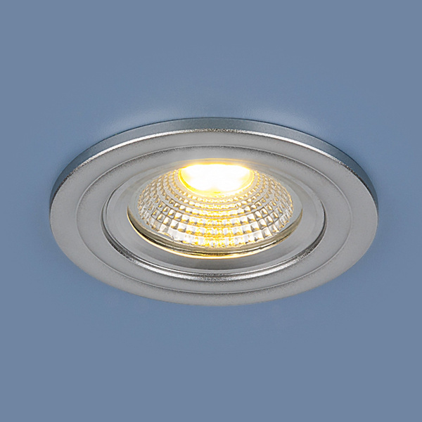 Elektrostandard 9902 LED / Светильник встраиваемый 3W COB SL серебро a038458