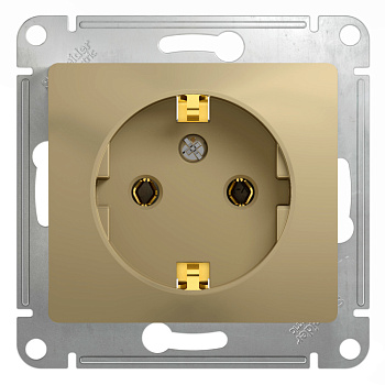 Systeme Electric Glossa Титан Розетка с/з