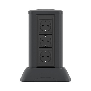 DKC Миниколонна алюминиевая, 0.25м, цвет чёрный