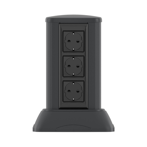 DKC Миниколонна алюминиевая, 0.25м, цвет чёрный