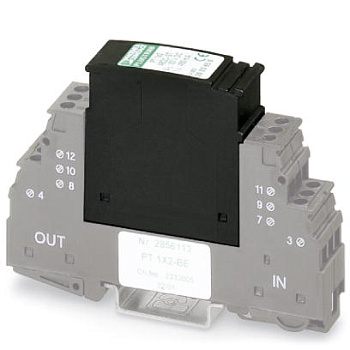 Phoenix Contact Штекерный модуль для защиты от перенапр-й PT 1X2-24AC-ST 2856058