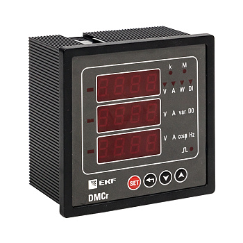 EKF PROxima Цифровой измерительный прибор комбинированный DMCr с интерфейсом RS-485 на панель 96x96 (квадратный вырез)