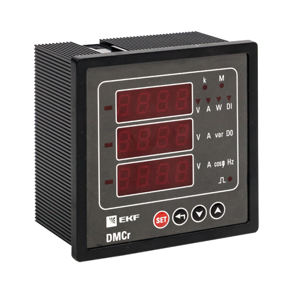 EKF PROxima Цифровой измерительный прибор комбинированный DMCr с интерфейсом RS-485 на панель 96x96 (квадратный вырез)