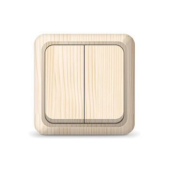 UNIVersal "Олимп" Выключатель Сосна 2 кл. 5560834