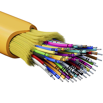 DKC Кабель волоконно-оптический, распределительный, арамидные упрочняющие нити, для внутренней прокладки, нг(A)-HFLTx, 48 ОВ, категорияOM2 (G.651.1) п